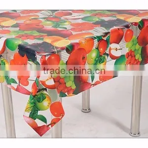 PVC Transparent Printed Tablecloth / PVC Table Cloth Rolls thumbnail-3