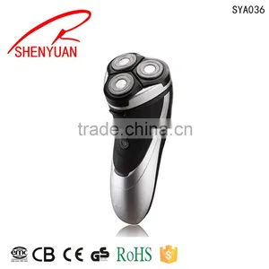 Electric Mens Cordless Rotary Shaver Rechargeable Beard Shaver thumbnail-1