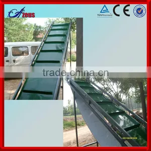Heat Resistant Mobile Inclined Belt Conveyor Large Angle Inclined Belt Conveyor Incline Chain Conveyor thumbnail-1