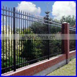 Hot Sales PVC Coated Decorative Square Tube Welded Zinc Ornamental Steel Fence Residential Iron Fence thumbnail-1
