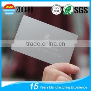 Custom CMYK Offset Printing Aluminum Metal Business Card thumbnail-2