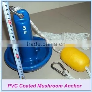 Chinas Marine Deck Hardware PVC Coated Mushroom Anchor for Boat and Ship thumbnail-1