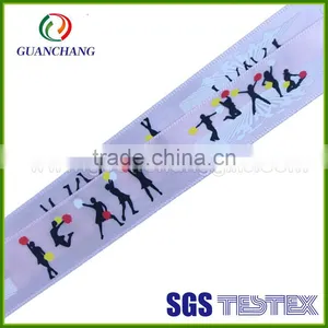 New Products on China Market Satin Ribbon Lanyards for ID Card thumbnail-1