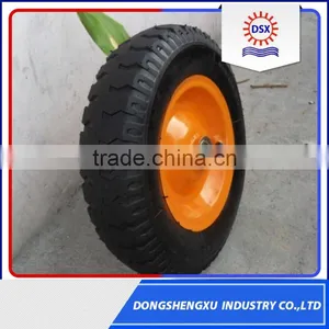 Direct From Factory Fine Price Rubber Coated Wheel For Coated Wheel Barrow thumbnail-1