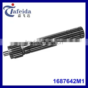 Massey Ferguson Mainshaft, MF Agricultural Tractor Parts,Transmission Components, 1687642M1, 18 / 22 Spline, 8 Speed, Main Shaft thumbnail-1
