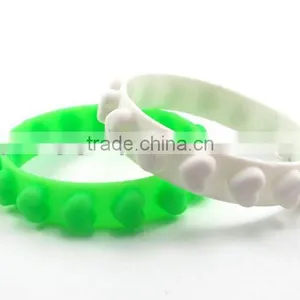 Wholesale Custom Logo Print Country Flags Silicone Bracelet thumbnail-1