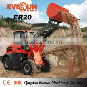 EVERUN Brand ER20 Small Wheel Loader With Rops & Fops Cabin thumbnail-2