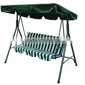 264001 Outdoor Patio Steel Fabric Hammock Swings With Canopy thumbnail-1