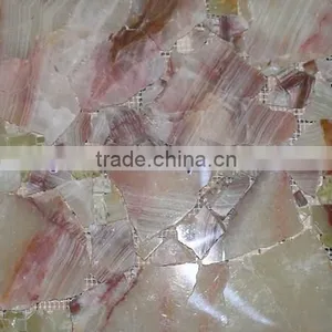 NEW COMMING 2017 NEW PRICE LIGHT GREEN ONYX MOSAIC TILES COLLECTIONS thumbnail-3