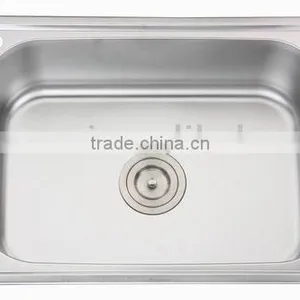 Stainless Steel Kitchen Sink Ingle Bowl thumbnail-1