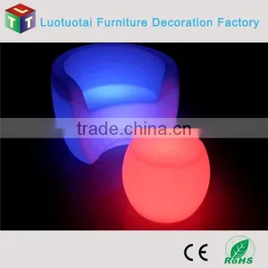 Fashional Night Bar Rechargable Multi Color Led Light Stool Chair thumbnail-6