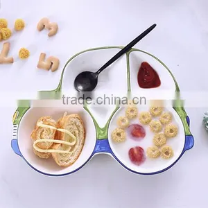 9inch Car Shape Ceramic Plate Children Ceramic Plate Kids Funny Ceramic Plate thumbnail-3