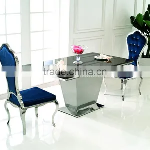 TH349 Home Furniture Luxury Modern Black Small Dining Room Tables thumbnail-2