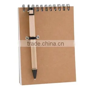 Cheap Bulk Recycled Notebook/ Kraft Paper Notebook/notebook With Pen thumbnail-1