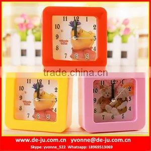 Plastic Square Bear Mantel Clock thumbnail-1