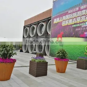FO-9C07 Modern Design Corten Steel Planter&flower Pot thumbnail-3