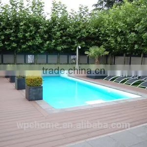 Hot Sell Garden Path Anti-Slip Wood Plastic Composite WPC Decking thumbnail-3
