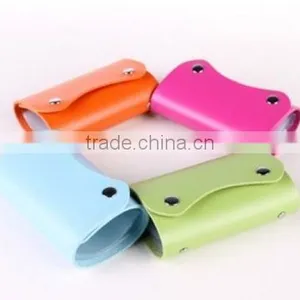 Stylish Candy Colors PU Name Card Case thumbnail-1