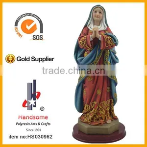 12 Inch Resin Decoration Religious Gift Virgin Mary Statues thumbnail-1
