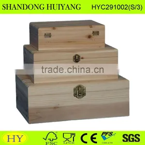 FSC Unifished Pine Wood Decoupage Boxes thumbnail-1