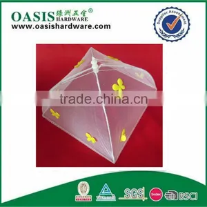 Net Cloth Folded Food Cover With Florals Food Umbrella thumbnail-1