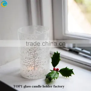 Snow Tree Crystal Votive Candle Holder thumbnail-3