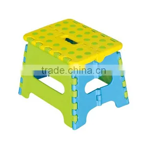 Foldable Plastic Stool in Nice Color,folding Stool,stacking Stool thumbnail-1