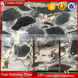 Polished 1.8cm Thickness Cultured Galaxy Blue Marble Slab thumbnail-4
