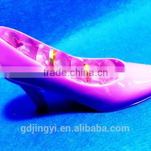 Acylic Pure Color Craft Heels Shoes Wedding Gift Supplier thumbnail-4
