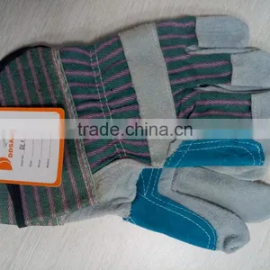 Reinforced Cow Split Leather Safety Glove thumbnail-2
