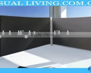 Hot Sale Acrylic Semi-cassette Decorative Patio Windscreen thumbnail-1