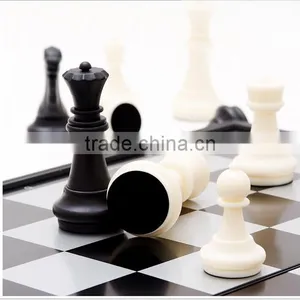 High Quality Plastic International Chess Magnetic Table for Chess Pieces Storage and Game Chess thumbnail-2
