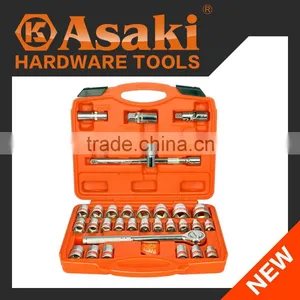 AK-9773 32 Pcs 1/2 Inch High Grade Socket Wrenchset thumbnail-1