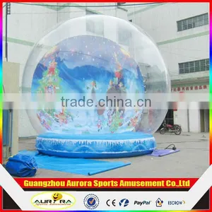 New Finished Life Size Snow Globe Clear Inflatable Dome for Live Show thumbnail-1
