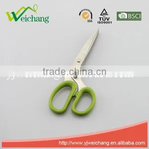 WCM34 Premium Soft Grip Stainless Steel Precision 5 LAYER BLADES SCISSOR New Design thumbnail-1