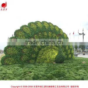 Factory Direct Artificial Animal-shaped Grass Topiary Animal for Square Decoration thumbnail-1