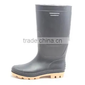 Black Pvc Man Working Boots With Good Quality thumbnail-1