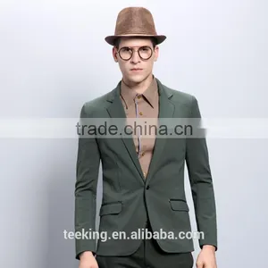 Custom Fancy One Button Latest Mens Suit Design thumbnail-1