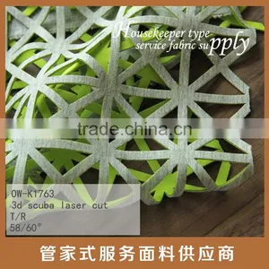 POLY AND RAYON 3D SCUBA LASER CUT FABRIC thumbnail-4