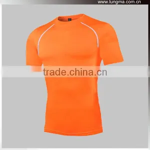 Dry Fit Compression Shirts Rashie Blank MMA Rash Guard thumbnail-4
