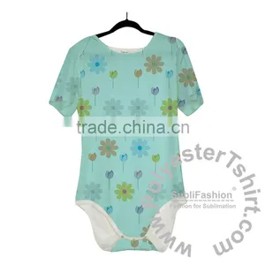 Custom Sublimation Print Short Sleeves Women Romper New Fashion Women's Clothing Floral Print Jumpsuit thumbnail-1