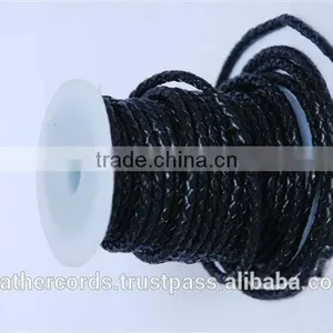 3mm Braided Leather Cords thumbnail-4