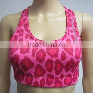 Cheap Wholesale Sexy Tiger Women Sports Wear Bra Yoga Suit thumbnail-3