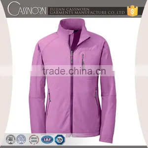 Luminous Colors Sports Wear Warm Women Outdoor Hiking Softshell Jakcet thumbnail-1