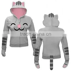 Unique Animal Hoodie Hoodie With Ears Hoodie Sweatshirt Hood Hoodie Clothing Ear Hoodies thumbnail-1