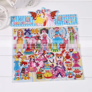 Chilren Carton Sticker Education Sticker 3D Pop-up Sticker Cute Replacement Sticker Girl's DIY Stickers thumbnail-3