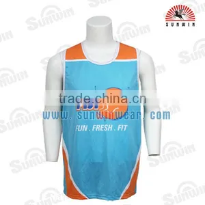 Factory Price 100% Polyester Reversible Sublimated Singlets thumbnail-1