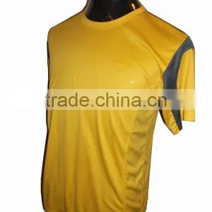 Round Neck Polyester Men's PlainT Shirts thumbnail-1