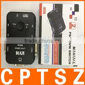 2017 New PS/2 200 MHz Plastic 2 Port KVM Switch thumbnail-2