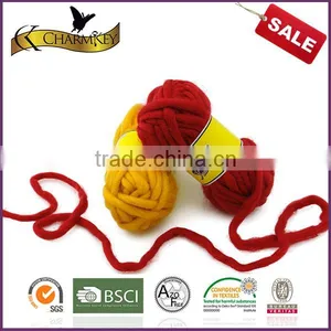 Charmkey Wholesale Hand Knitting Yarn Acrylic Polyester Thick Roving Yarn for Hats thumbnail-4